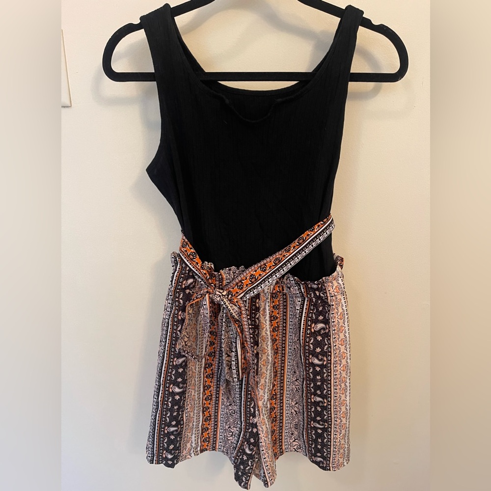 Multi colored romper